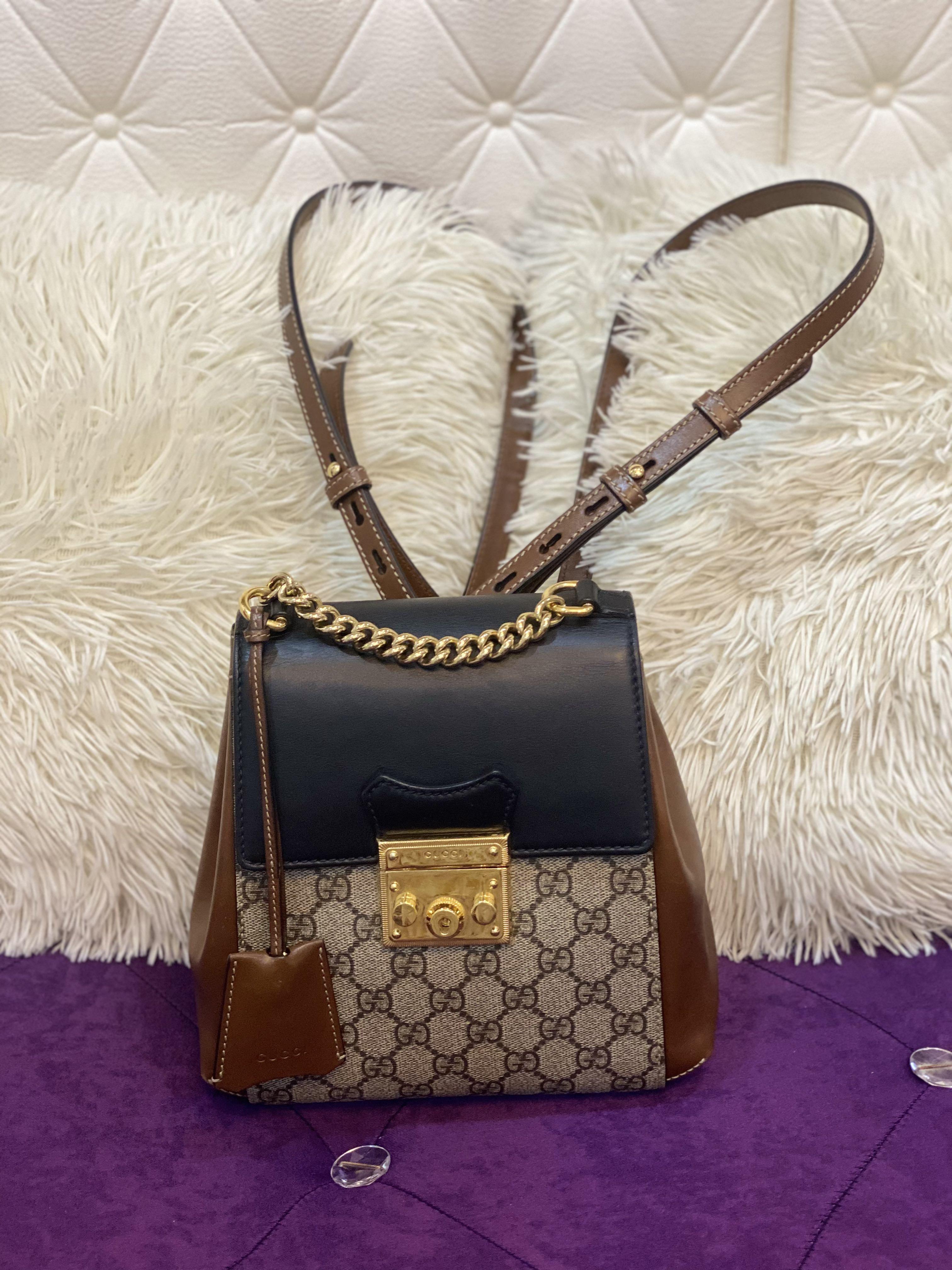 Gucci backpack padlock online