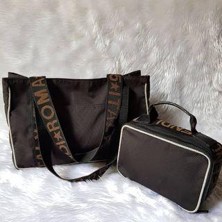 SALE! Fendi Non Zip Shoulder Bag + Makeup Bag Authentic Preloved