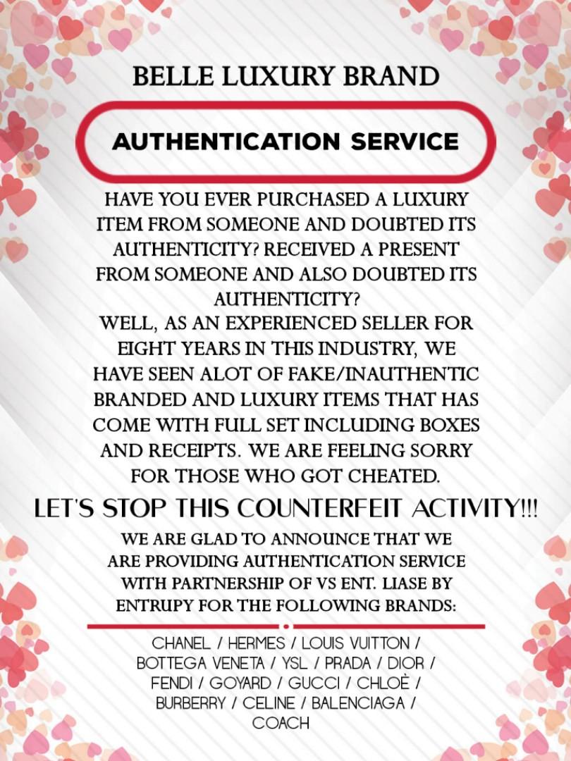 AUTHENTICATION SERVICE, Luxury, Bags & Wallets on Carousell