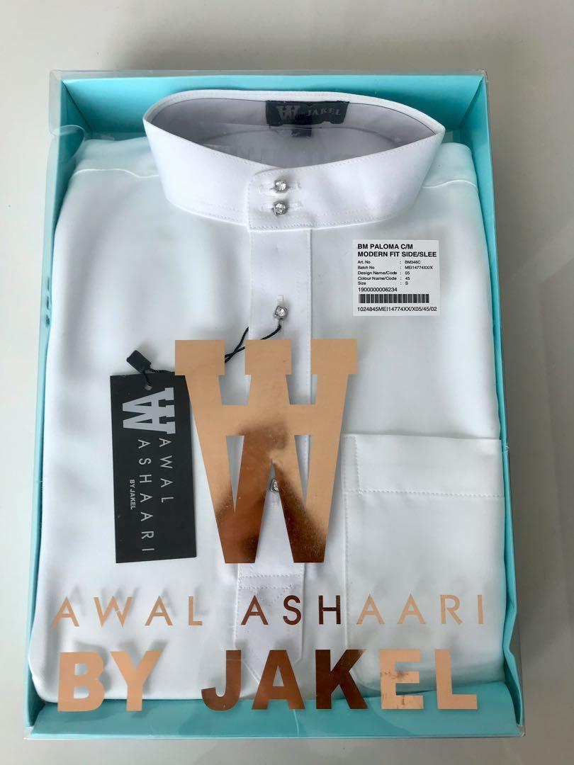 Baju Melayu Awal Ashaari In White By Jakel Size S Men S Fashion Clothes Tops On Carousell
