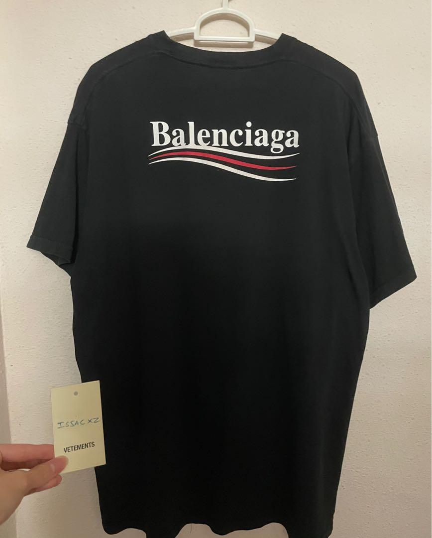 Balenciaga Campaign Wave Logo Tee