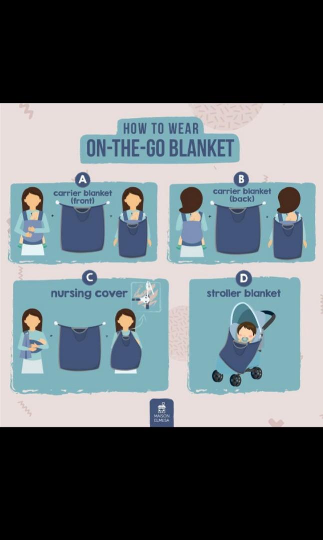 Maison elmesa on the go blanket
