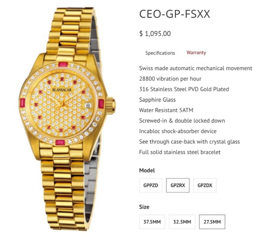 Blansacar watch price new arrivals