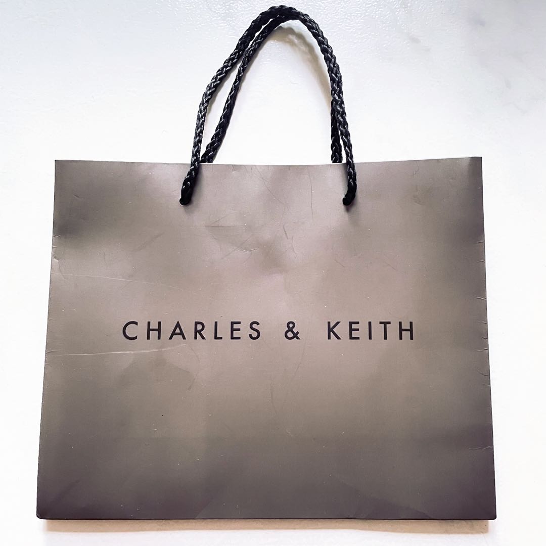 Charles and keith paper bag new arrivals