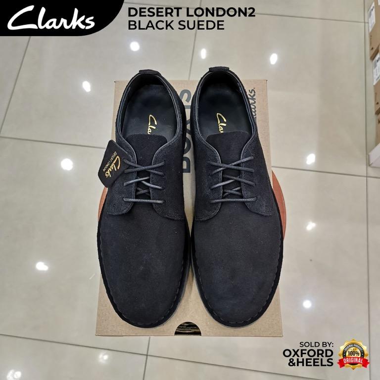 Clarks originals desert london black outlet