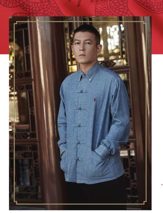 Polo clot chambray shirt jacket clearance