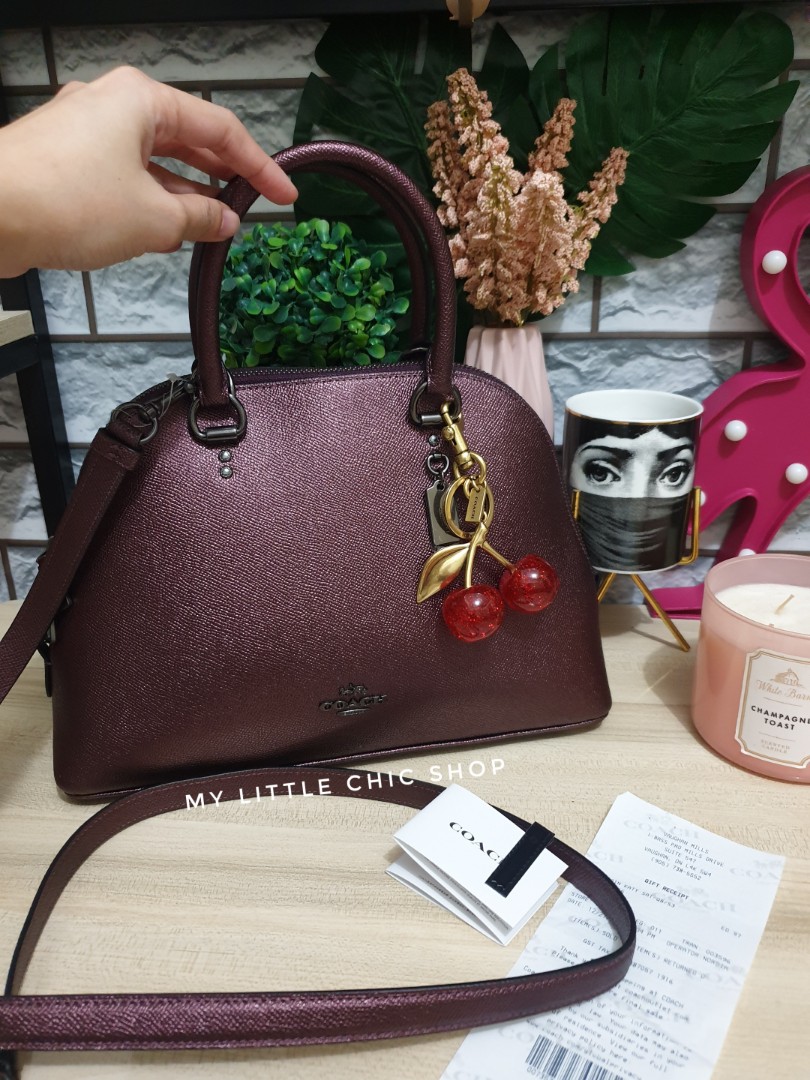 coach katy satchel size