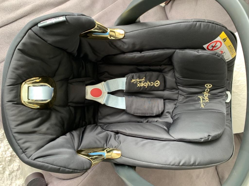Cybex Jeremy Scott Wings Aton Q Car Seat Black Gold Babies