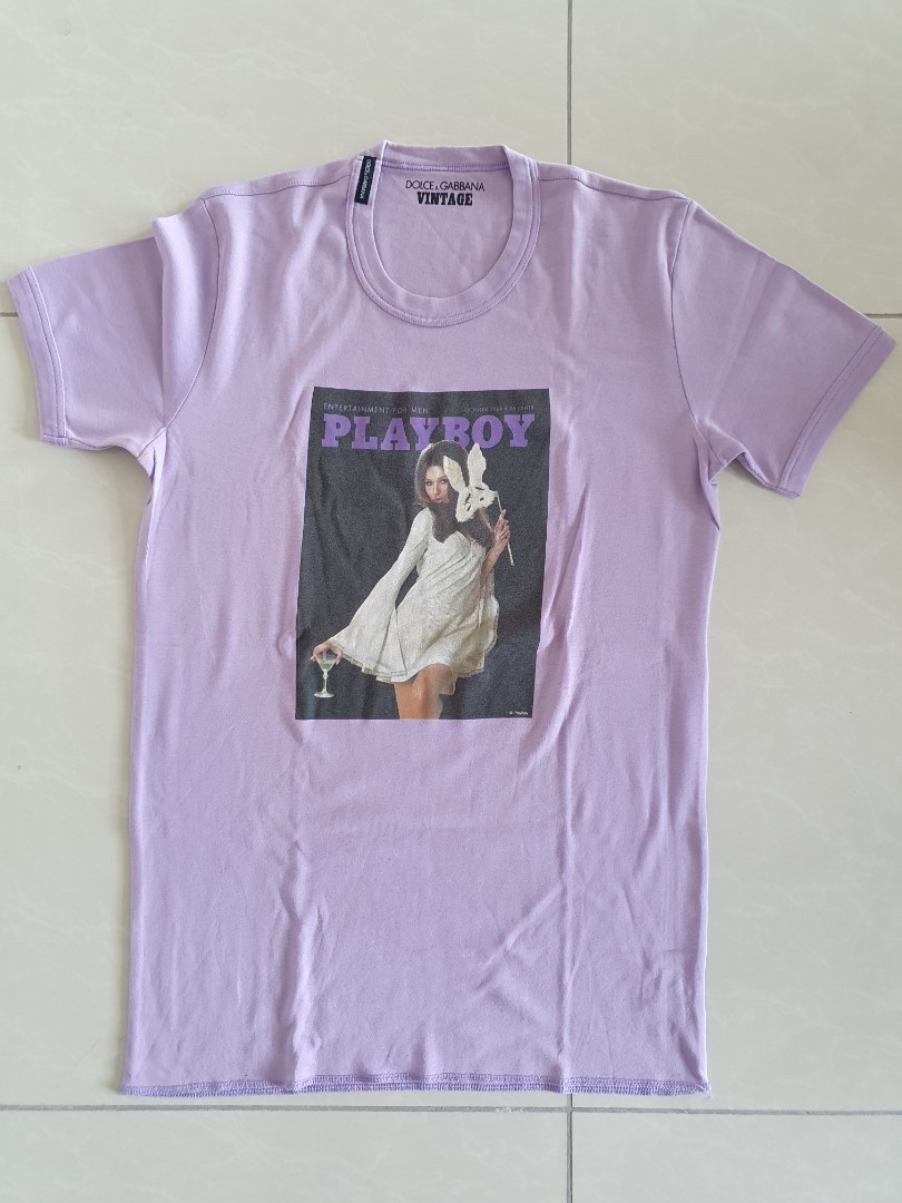 Dolce and gabbana playboy t shirt online