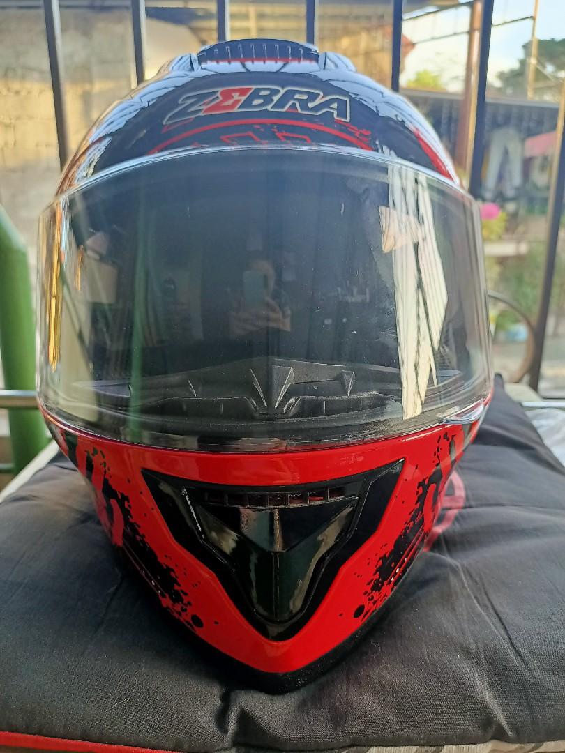 Zebra helmet discount dual visor