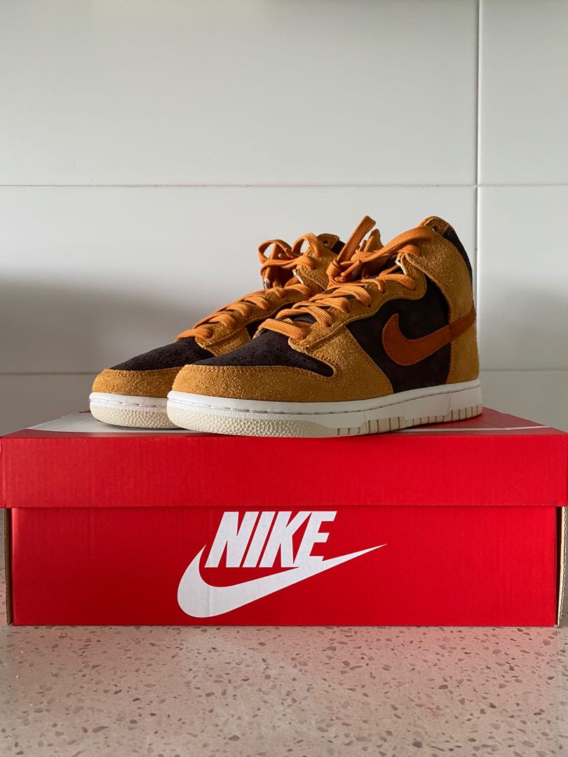 dunk high dark curry resell price