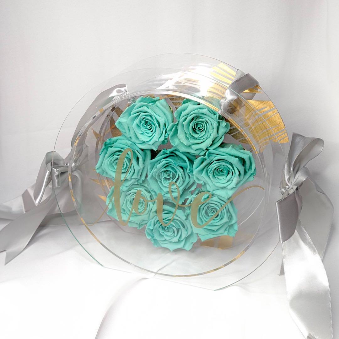 Eternity Love Preserved Roses In Tiffany Blue Gardening Flowers Bouquets On Carousell