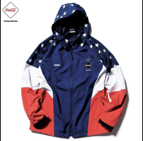 FCRB COCA-COLA MULTI PATTERN JACKET m, 男裝, 外套及戶外衣服- Carousell