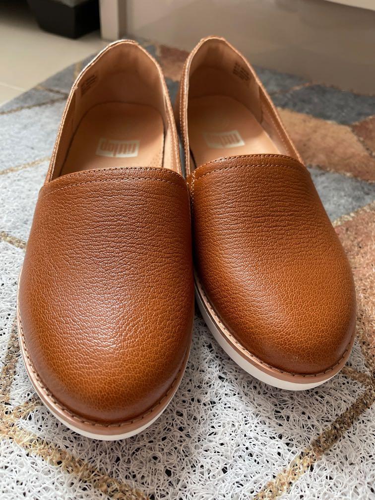 Fitflop Casa tumbled tan loafers Women s Fashion Footwear