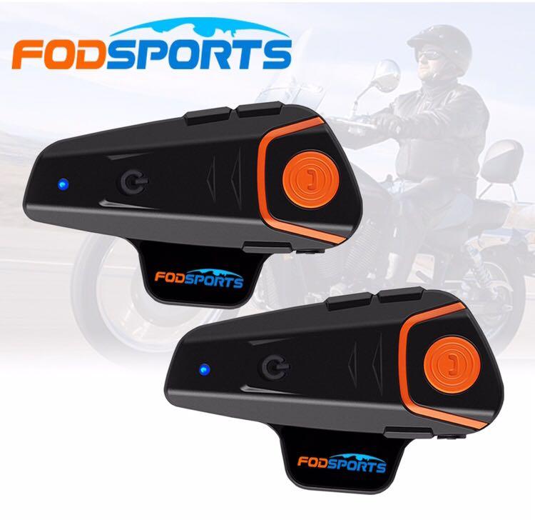 Fodsports BT S2 Intercom Motorcycle Helmet Bluetooth Headset