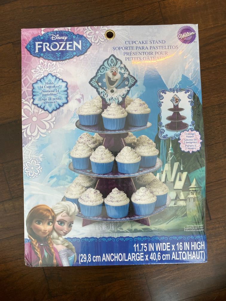 Frozen Cupcake stand, Hobbies & Toys, Toys & Games on Carousell