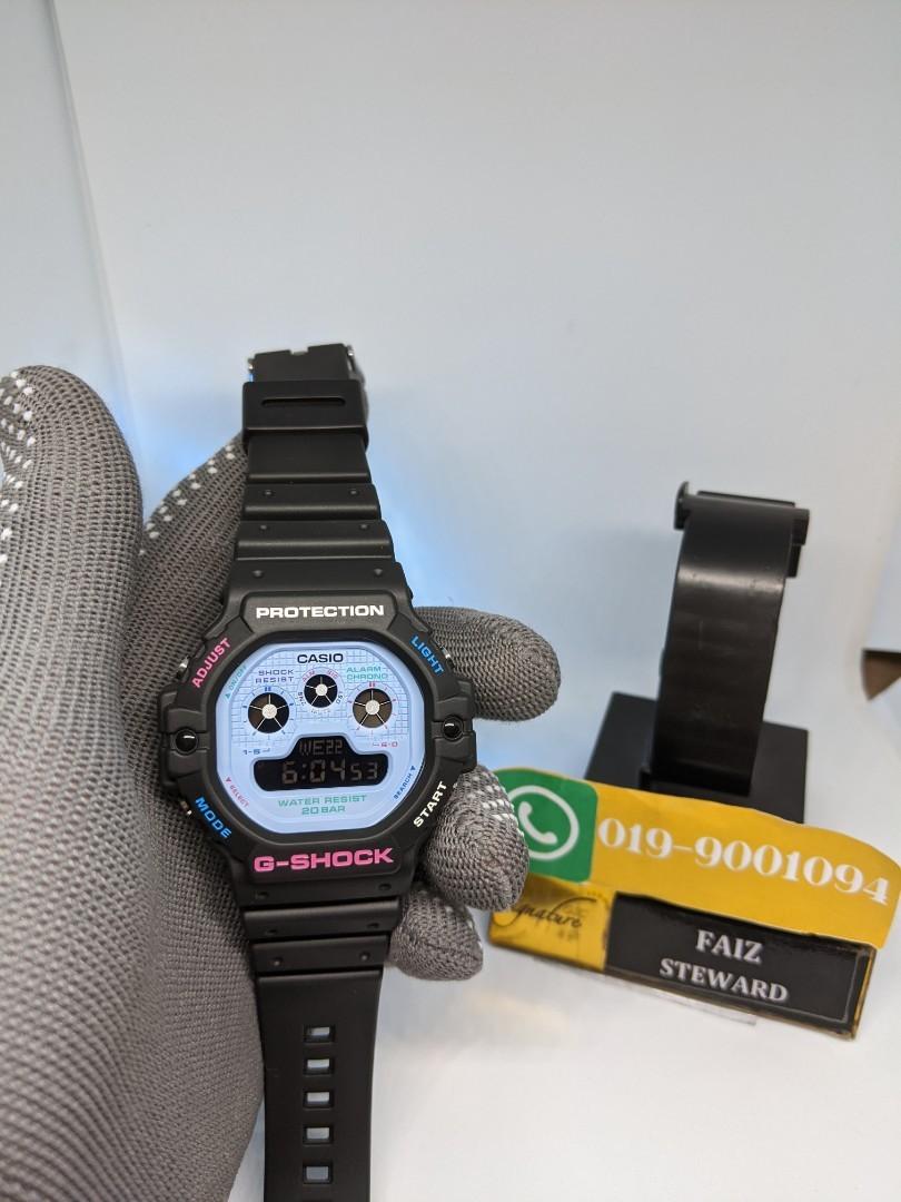 G Shock DW5900 DN1 Tapak Kucing Ungu Men s Fashion Watches