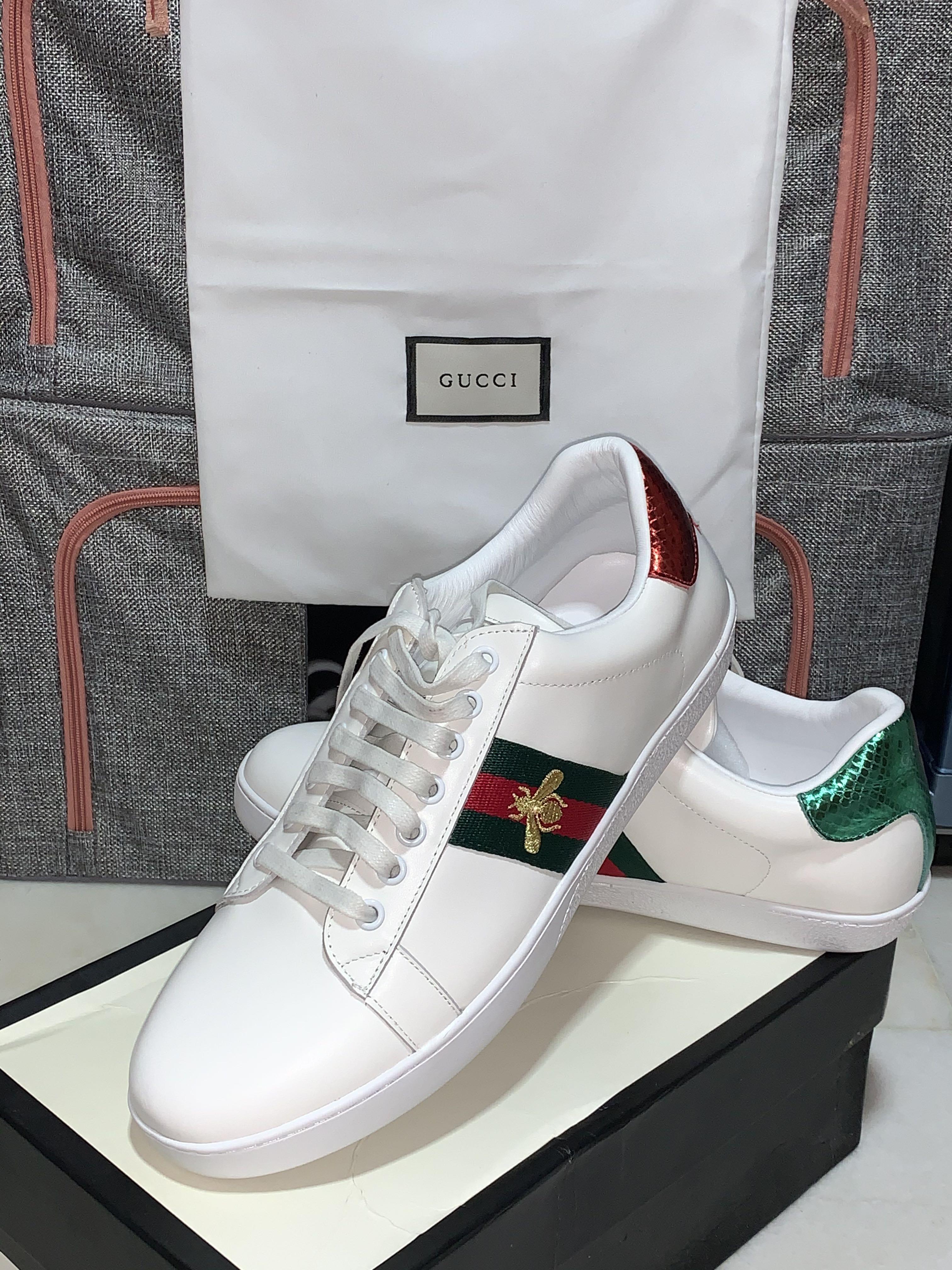 Gucci 429446 Embroidered Sneakers