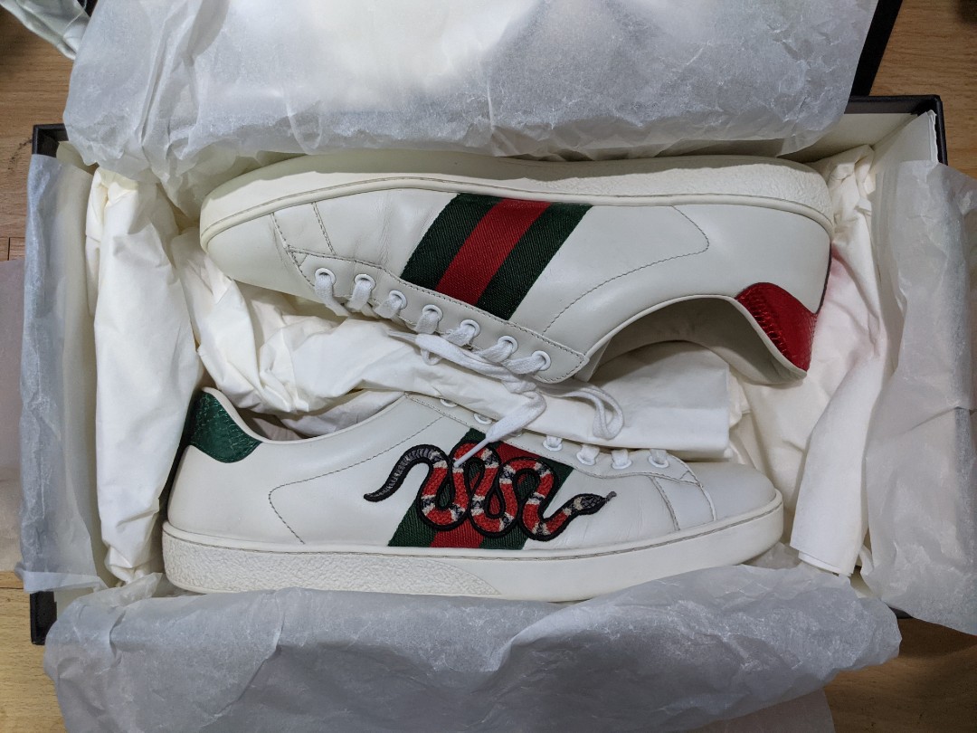 gucci snake ace sneakers