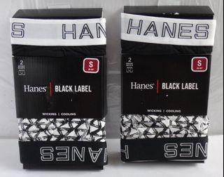 Hanes Black Label Boxer Brief 2-Pack Small NewUSA