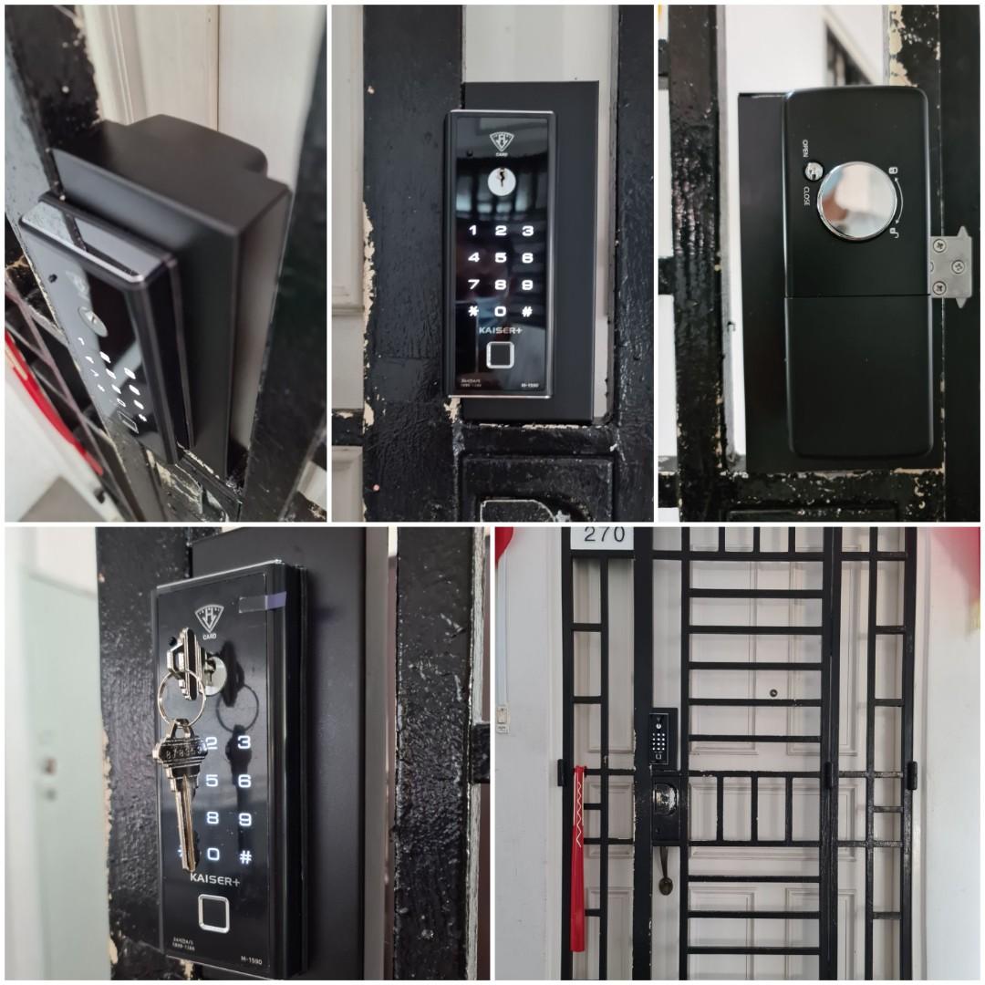 Gate outlet digital lock