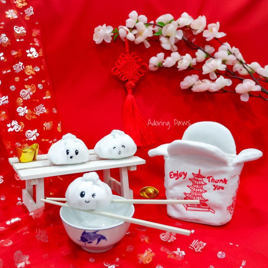 chinese dumpling dog toy