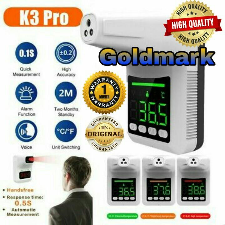 K3 Pro Thermal Thermometer With Tripod Stand (Category: Other Kitchen Appliances) located in Manila. Submitted by emil_online_shop (Listing ID 1066897557, Image 1). Description: K3 PRO Thermometer Scanner WITH VOICE BROADCAST TEMPERATURE READING . K3 PRO IS MORE EASY TO MANAGE WITH CONTROL BUTTON IN THE UNIT FRONT PANEL , just stand in front of the K3 for 0.5 seconds while measuring body temperature ✔ Non-contact measurement: Temperature measurem