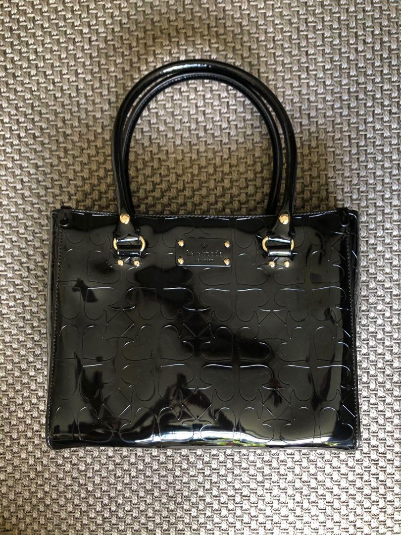 Kate spade hot sale patent tote