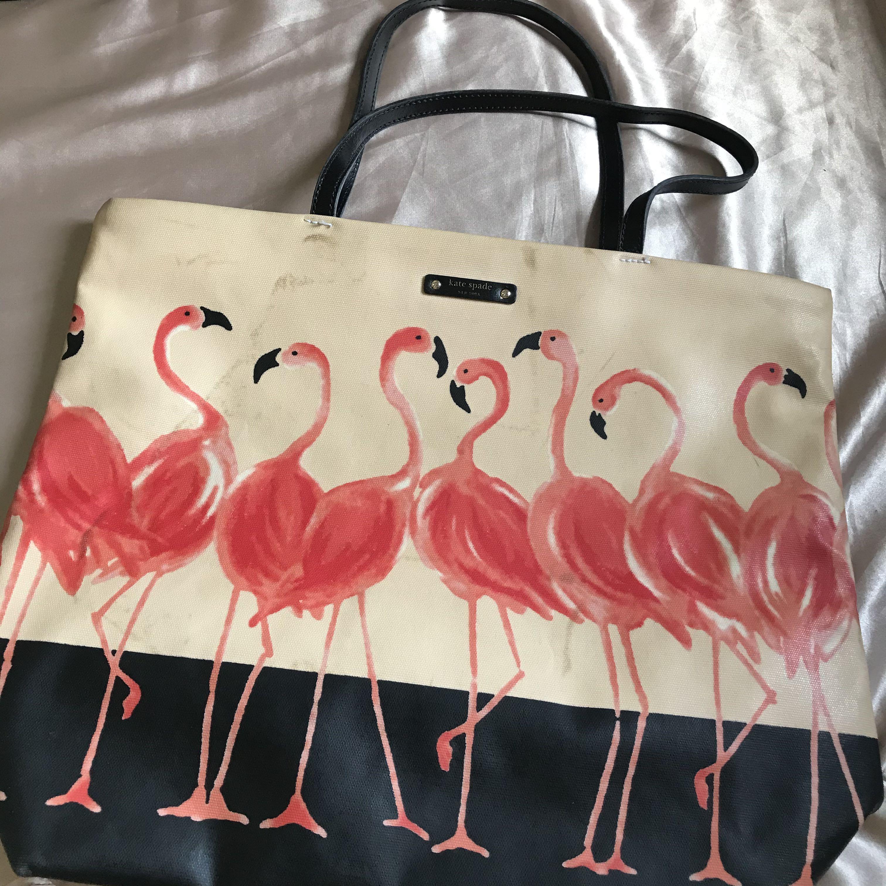 Kate spade top flamingo tote