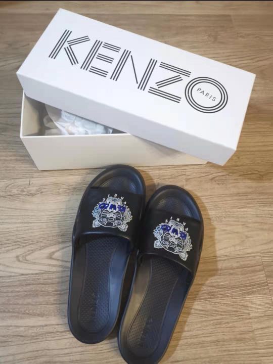 Kenzo Slipper, Men's Fashion, Footwear, and Slides on Carousell
