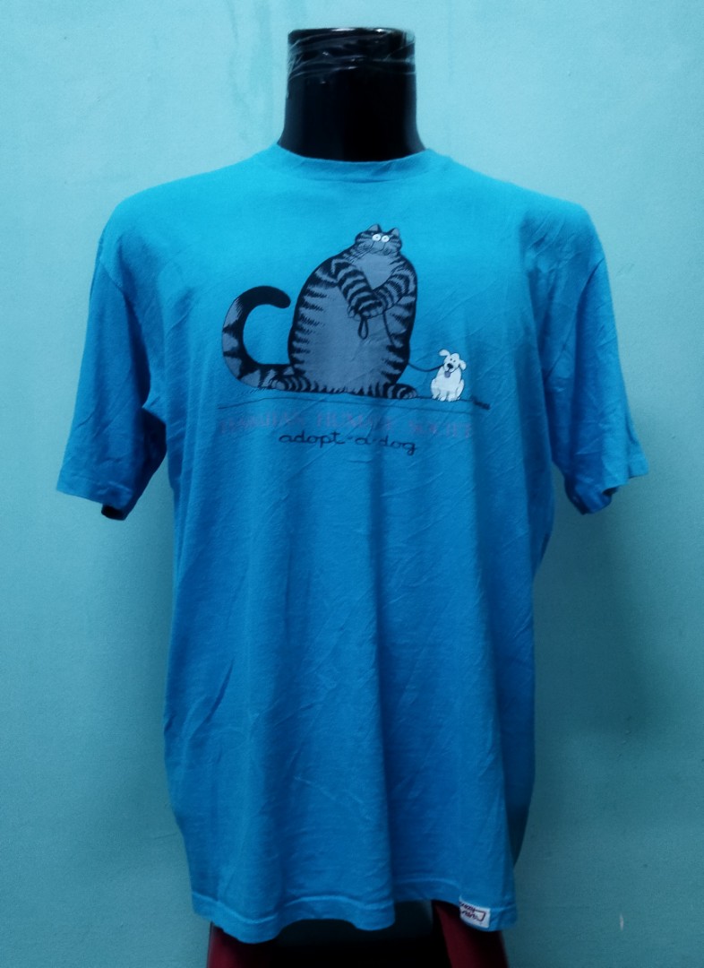Kucing gemuk mirror, Men's Fashion, Tops & Sets, Tshirts & Polo Shirts