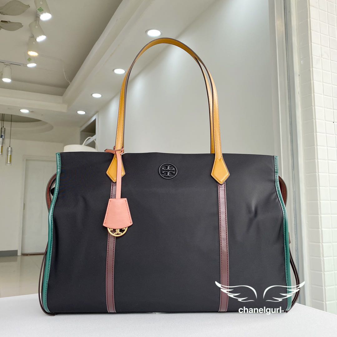 Tory burch perry nylon tote outlet