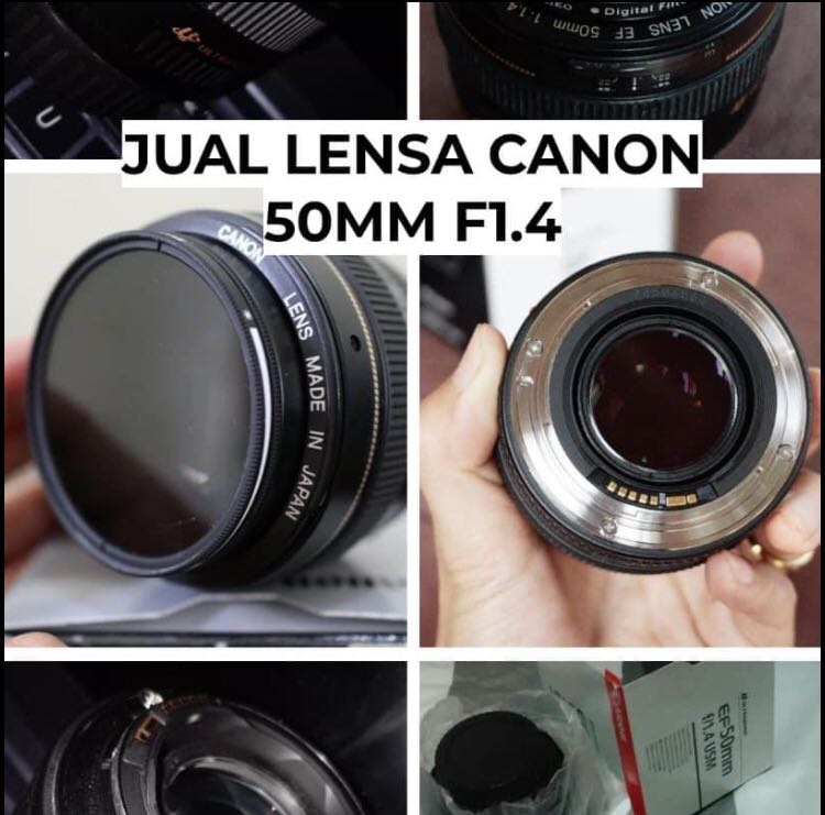 lensa canon 50mm f1 4
