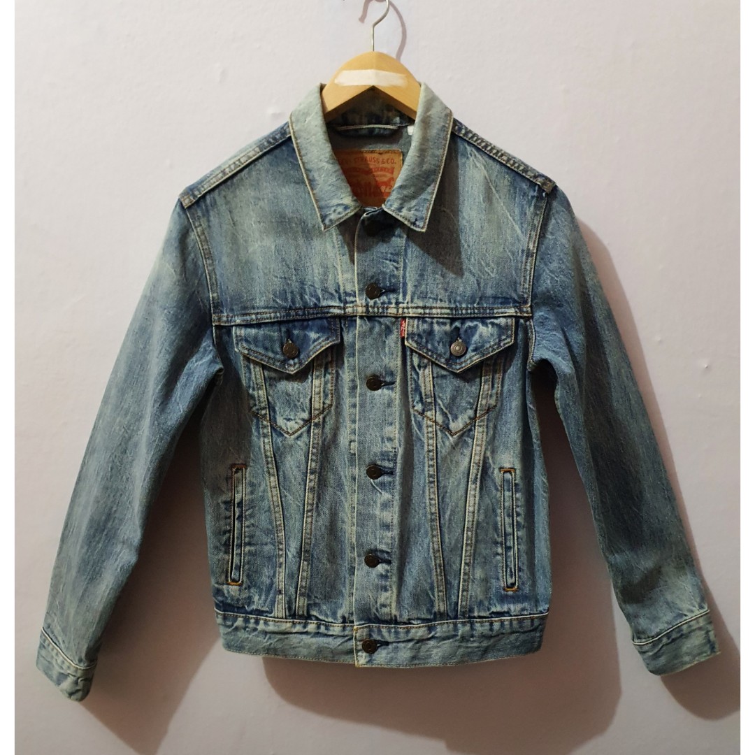 Levis xs denim jacket on sale