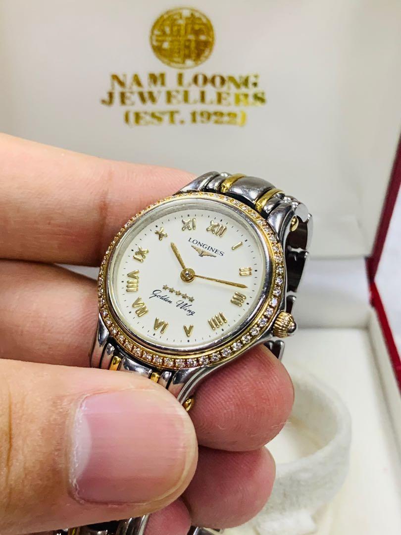Longines golden wing watch deals