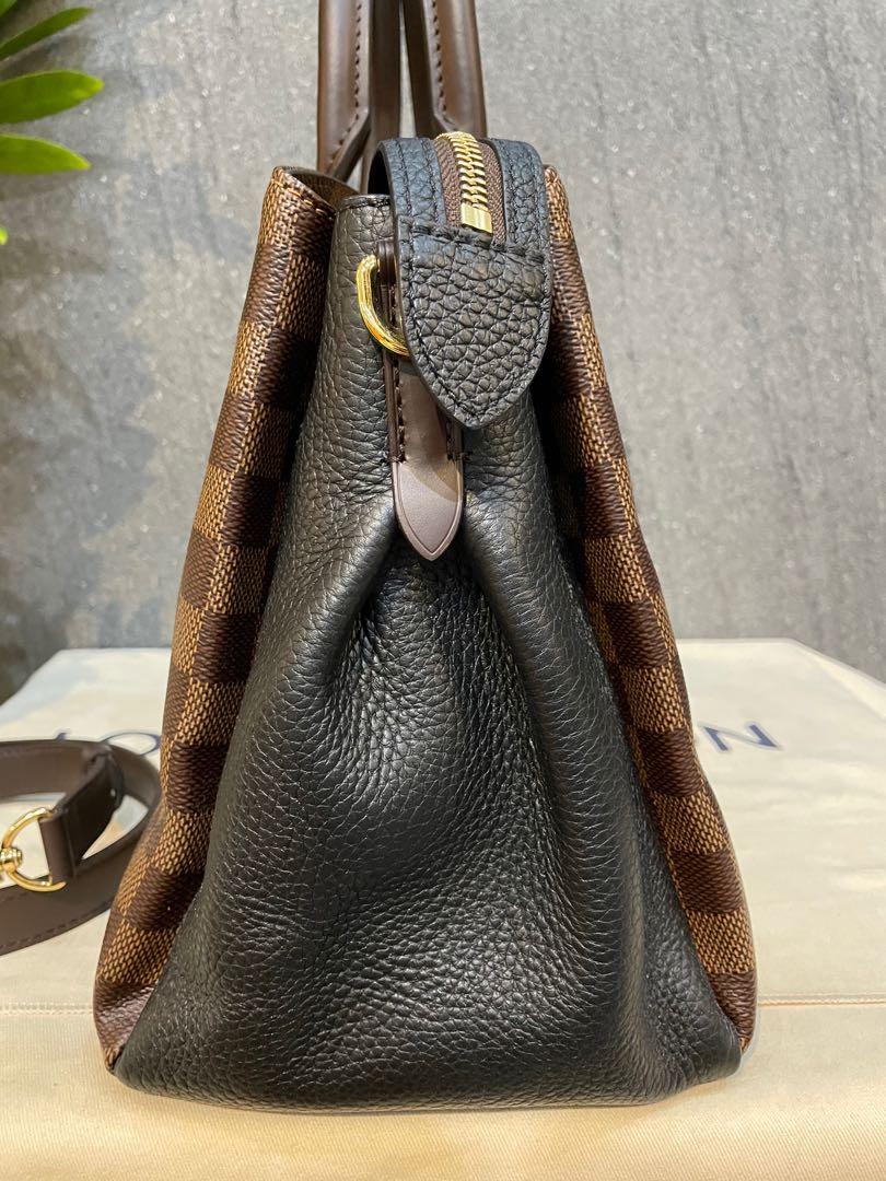 Louis Vuitton Normandy Handbag Damier with Shearling Brown 21329677