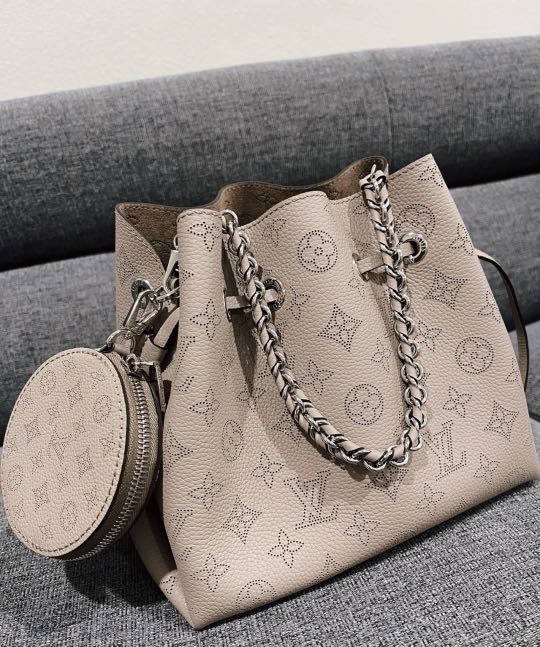 LV Bella bucket bag in mahina, Luxury, Bags & Wallets on Carousell