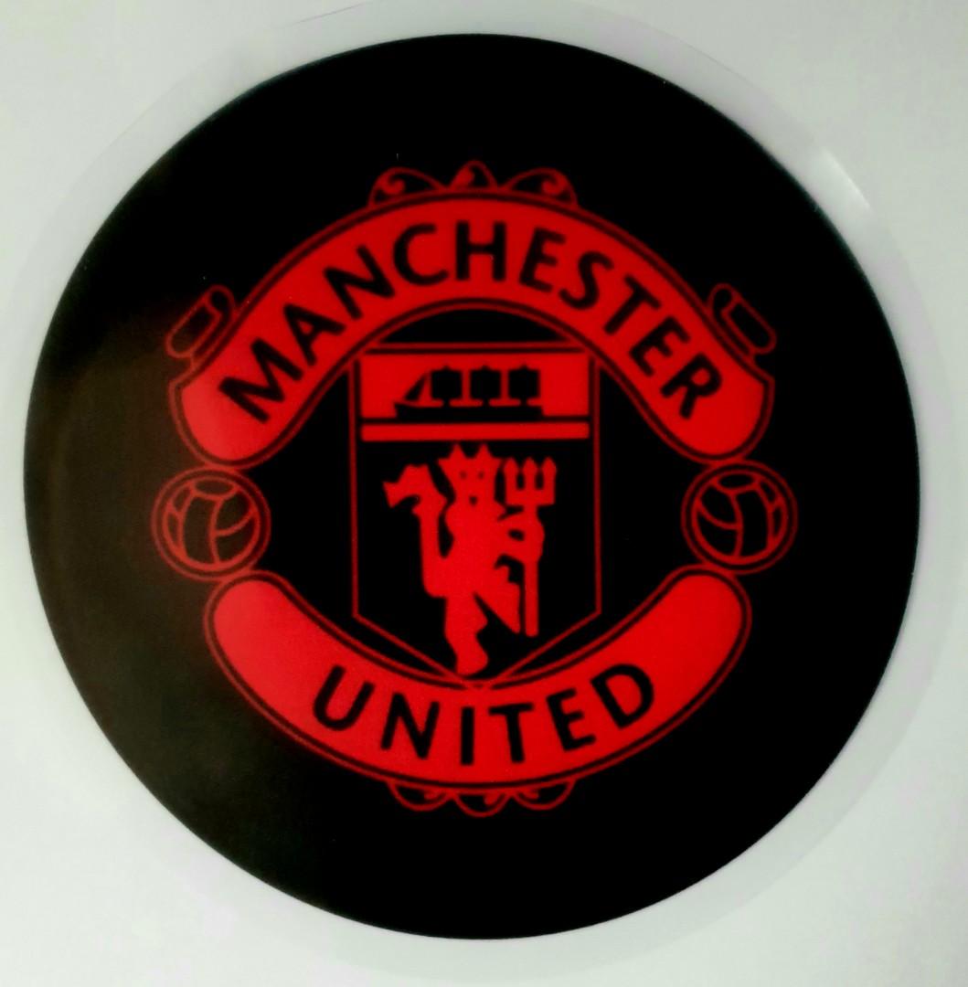 Manchester United FC Car Decal, Car Accessories, Accessories on Carousell