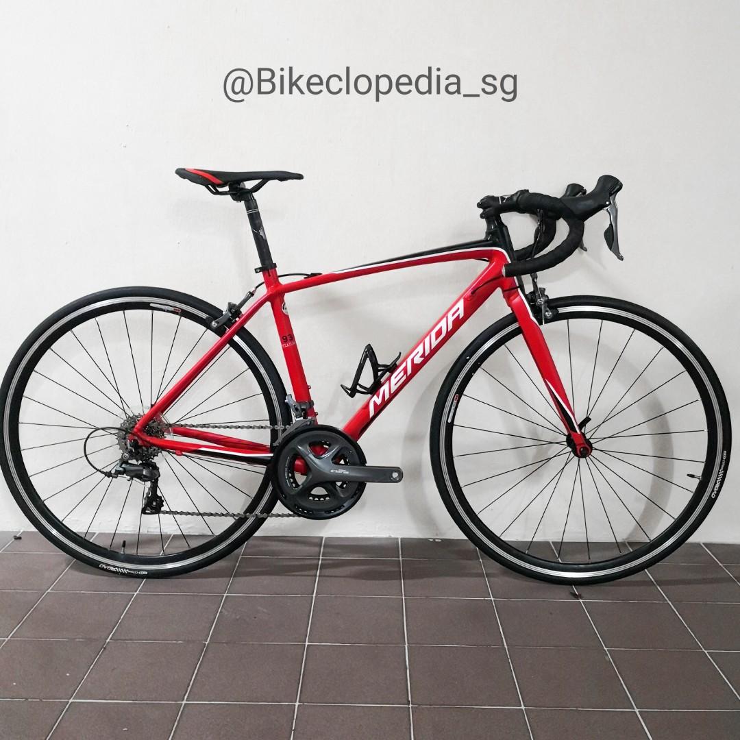 2020 Merida Scultura 93 with Shimano STI latest hidden cable route Claris 2x8 speeds in Excellent Conditon aluminium frame Size XS 47 Road Bikes