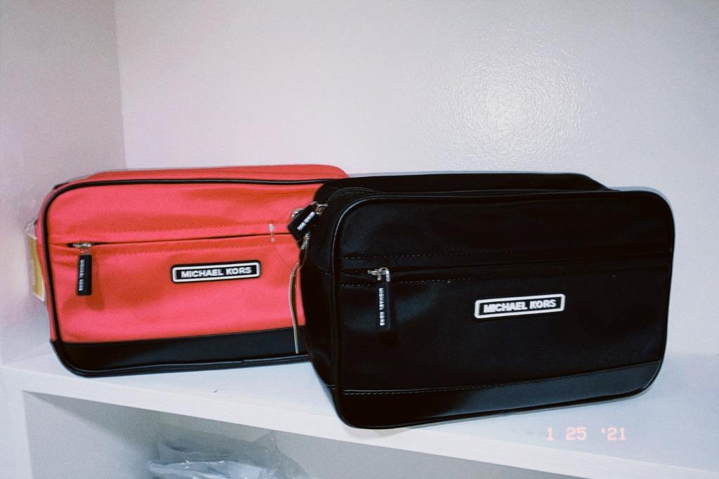 michael kors medium nylon camera bag
