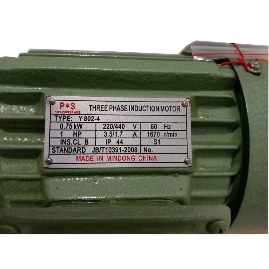 Mindong Electric Motor 1hp (Pure Copper), Commercial & Industrial