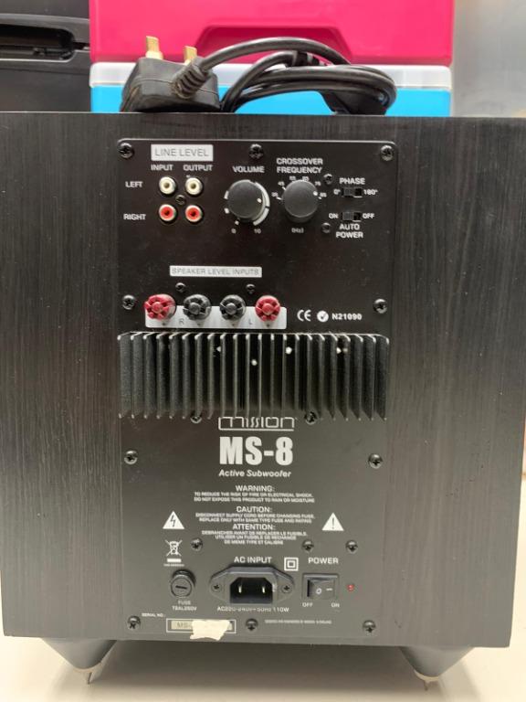 Mission MS 8 Subwoofer 10 Soundbar
