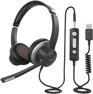 2 usb headphones 1 pc