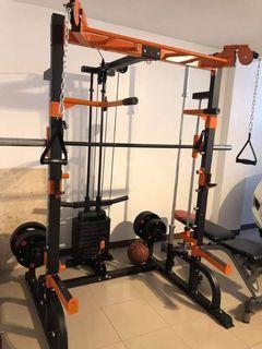 Multi Function Power Rack with Smith Machine - home and gym equipment