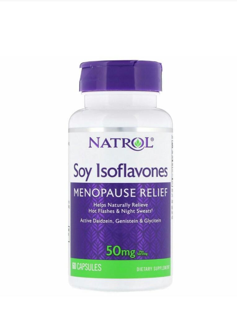 現貨,美國Natrol, 大豆異黃酮膠囊60粒每份含50mg 大豆異黄酮, 內含(Genistin) 金雀異黃酮20mg. Isoflavones 大豆 異黄酮(女仕專用) 延緩女性衰老,改善皮膚水分及彈性狀況,緩解更年期症候群,防治女性疾病。100%美國制造 現貨,美國Natrol, 大豆異黃酮膠囊60粒每份含50Mg 大豆異黄酮, 內含(Genistin) 金雀異黃酮20Mg. Isoflavones 大豆 異黄酮(女仕專用) 延緩女性衰老,改善皮膚水分及彈性狀況,緩解更年期症候群,防治女性疾病。100%美國制造