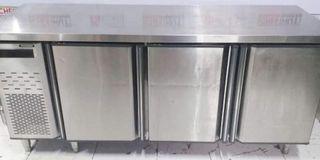 Neo Freeze Stainless Steel Preparation Table 3-door Under Counter Chiller