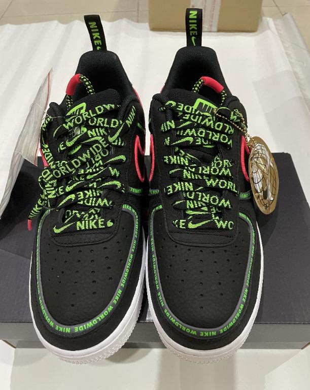  Nike Air Force 1 '07 Premium Worldwide Pack - Black Green Strike 2020