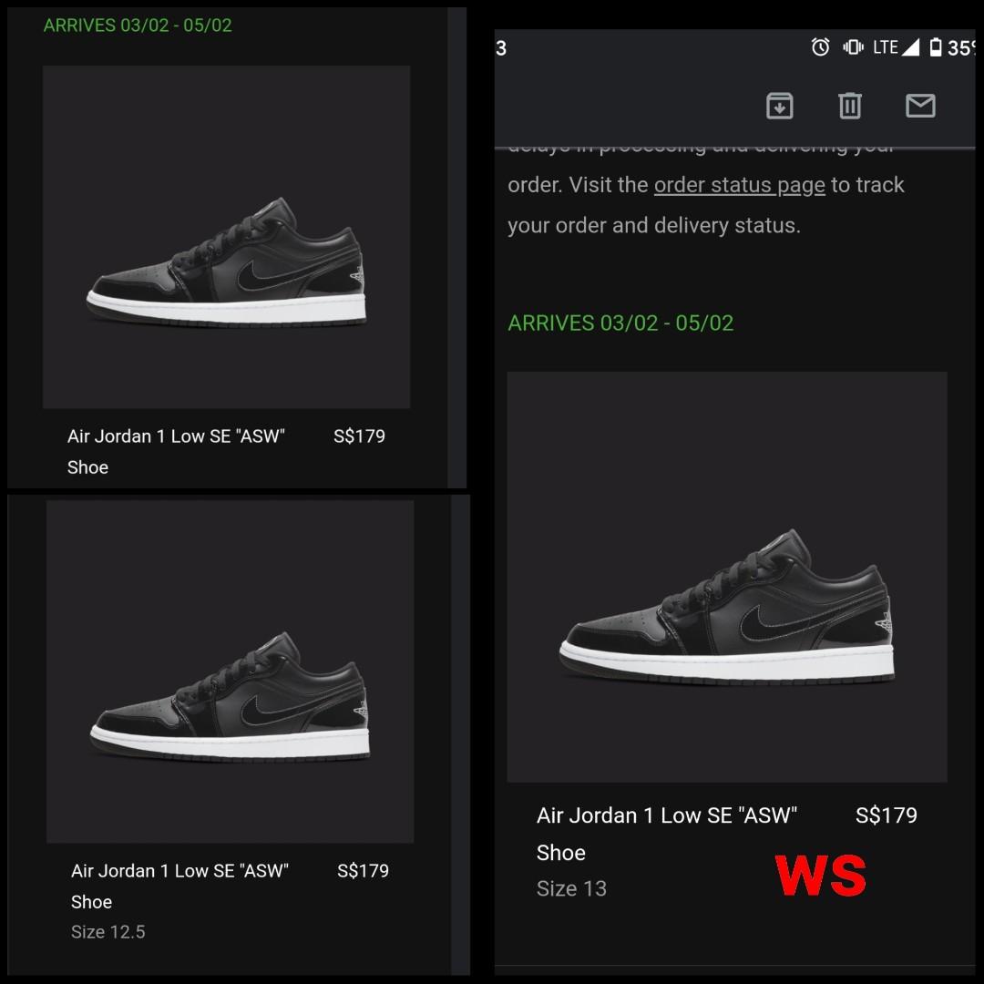 Nike Air Jordan 1 Low Se All Star Weekend Asw Black Leather Us 12 5 13 Men S Fashion Footwear Sneakers On Carousell