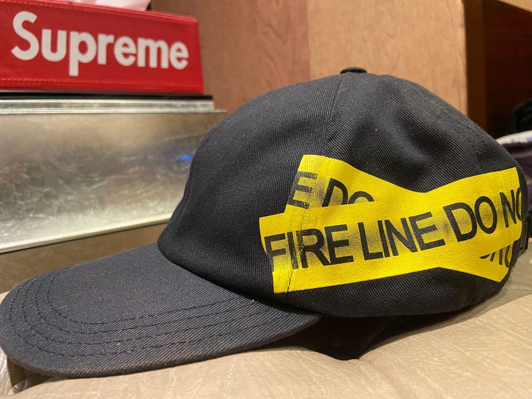 Off white firetape imapacted cap