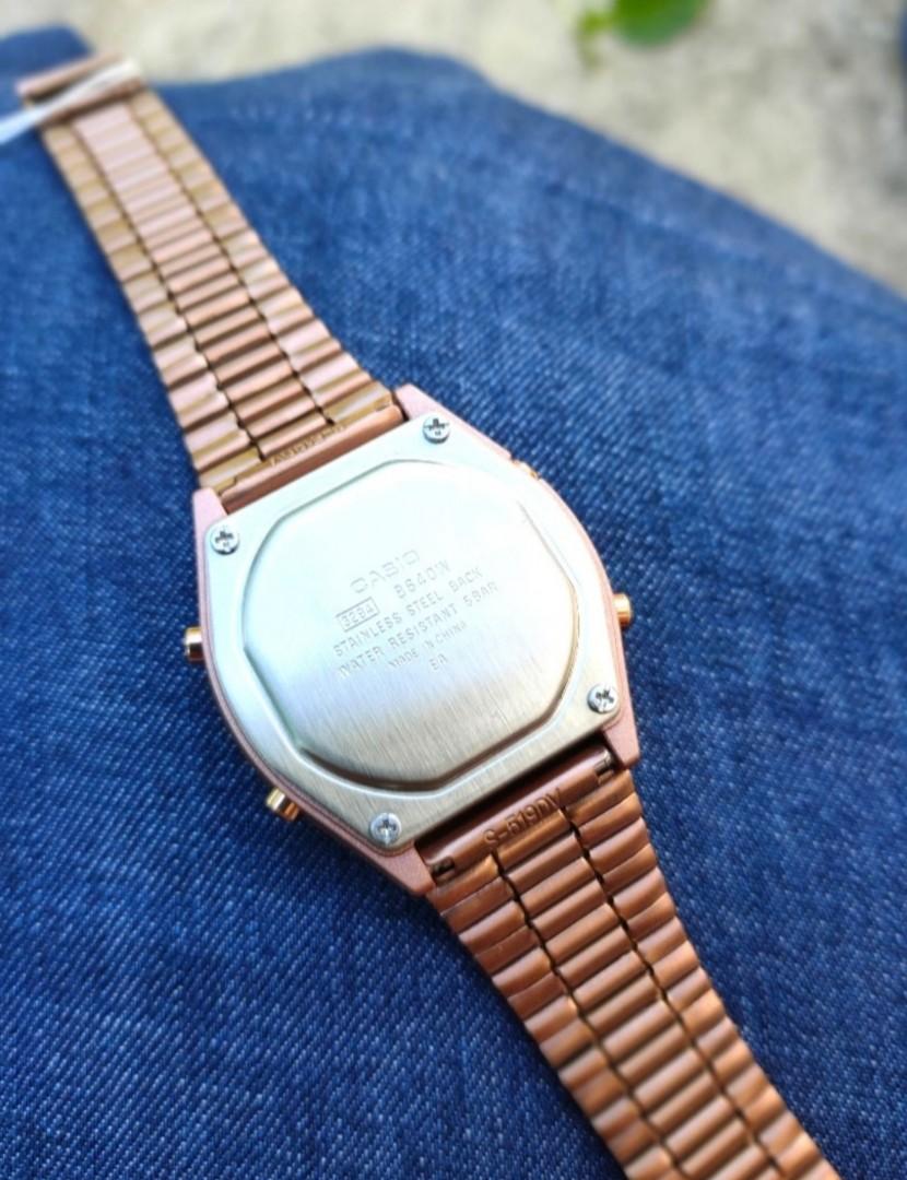 Casio retro gold womens outlet watch